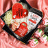 3 Pcs Valentine's Day Table Wooden Sign Coffee Mug Shaped Tabletop Decor Romantic Love Be Mine Decorative Table Centerpiece Signs Valentine's Day Tiered Tray Home Decor (Lovely Style)
