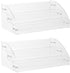 Clear Nail Polish Display Holder 2PCS 3 Layers, Yebeauty Acrylic Organizer Storage Tray Rack Stand Holder for Cosmetic Eyeglasses Lash Display