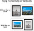 ENJOYBASICS 12x16 Picture Frame Black Poster Frame,Display Pictures 9x12 with Mat or 12x16 Without Mat,Wall Gallery Photo Frames,2 Pack