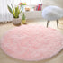 PAGISOFE Super Soft Circle Rugs for Girls Princess Castle Toddlers Play Tent 41? Diameter Circular Area Rugs for Kids Bedroom Baby Room Decor Round Shag Playhouse Carpets and Nursery Rugs (Pink)