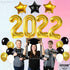 Black and Gold Graduation Decorations 2022 - Gold 2022 Balloons, 40 Inch | Graduation Balloons for Class of 2022 Decorations | Graduation Party Decorations 2022 | Class of 2022 Balloons for Grad Party