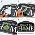 Bigtime Signs Welcome to Our Home - Black Wood Grain Print Door & Wall Decor 8 Interchangeable Holiday Magnets Halloween, Easter, Fall, Christmas, Valentines - Porch Hanging Plaque Decoration