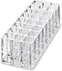 byAlegory Acrylic Eye Mascara Organizer Beauty Makeup Holder 24 Space Organization Container Storage For Tall Tubes Refillable Container - Clear