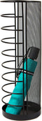 Mind Reader Mini Umbrella Stand Rack Holder for Home and Office, Black