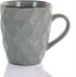 Elama Wave Series Mug Set, 12 oz, Assorted Grey 1