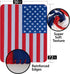 American Flag Throw Blanket - Plush Polyester Fleece United States Blanket, American Flag Home Decor for Veterans - 50"x60"