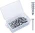 KURUI #8 Zinc Self-Drilling Drywall Anchors, 60PCs Hollow Metal Wall Anchors and Screws Kit, 30 Heavy Duty Anchors + 30#8 x 1-1/4'' Screws, 50-75LB Hanging and Mounting