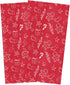 HELLOWINK Christmas Gingerbread Man Microfiber Kitchen Towels with Hanging Loop, Super Absorbent&Machine Washable Dish Towels Hand Towels for Home Kitchen Bars, 18 x 28 Inches, Red