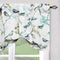 Leeva Valances Tie Up Small Curtains and Valance for Living Room, Rod Vintage Tie-up Swag Valance Half Windows Treatment for Kid's Room, One Panel, 52X18 Inch, Green