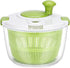 PTNITWO 5L Salad Spinner Large, Lettuce Spinner Dryer With Comfortable Handle, Safe Locking Lid and Non-slip Base, BPA Free, Vegetable Washer with Bowl for Cleaning and Drying Salad Greens and Fruit