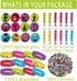 Friday Night Birthday Party Supplies,86pcs Funkin Party Supplies Kit with 50 Stickers, 12 Keychain, 12 Button Pins, 12 Bracelets