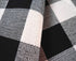 LEVINIS Buffalo Plaid Placemats Set of 4 Cotton Black & White Checkered Washable Place Mats for Kitchen/Dinning Table Farmhouse Table Décor