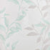Madison Park Cecily Semi Sheer Single Panel Window Curtain Burnout Botanical Print, Easy to Hang, Fits up to 1.25" Diameter Rod, 50x84, Leaves Aqua