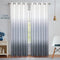 WEST LAKE Ombre Window Curtains 84 Inches Long Semi Sheer Gradient Curtain Panel Rayon Blend Fabric Drapes Grommets Treatments for Living Room Bedroom White to Navy 50" Wx84 L,2 Panels