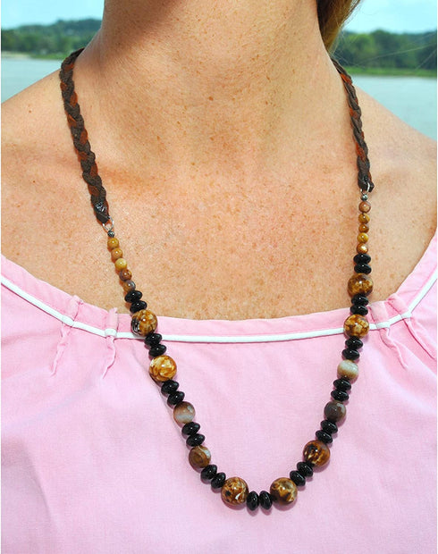 Realeather Crafts Deerskin Lace, Chocolate