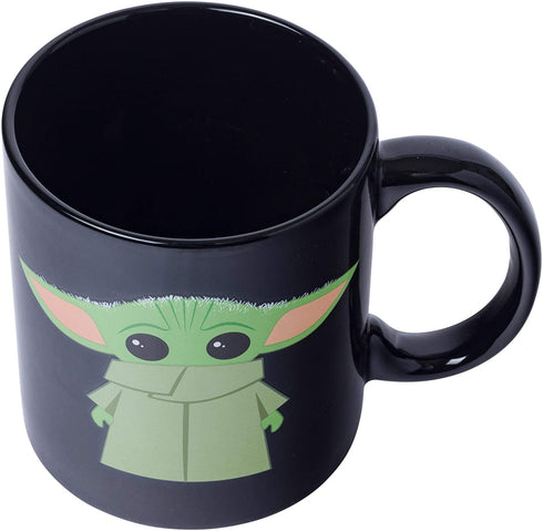 Silver Buffalo Star Wars The Mandalorian The Child Stands Ceramic Coffee Mug, 20-Ounces