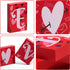 JOYIN Valentines Day Table Decoration LOVE Wooden Blocks Love Signs, Home Decoration LOVE Letter Signs, Freestanding Table Sign Home Accent for Girlfriend Wife Party Wedding Birthday Graduation Decor (Red)