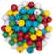 75 Multi-Color Bingo Balls| 3/5 inch Plastic Balls for Standard Bingo Cages and Raffles| Lost Bingo Ball Replacement