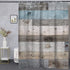 Rustic Shower Curtain,Blue Fabric Shower Curtain for Bathroom,Farmhouse Shower Curtain,Blue Grey Wood Barn Door Country Shower Curtain,Rustic Farmhouse Shower Curtains Bath Curtain for Bathroom