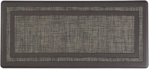 Asvin Premium Kitchen Mat, Waterproof Anti Fatigue Kitchen Rug, Cushioned Non-Slip Textilene Surface Kitchen Floor Mat for Home, Office, Indoor, 17"x30"