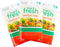 Keep it Fresh Produce Bags – BPA Free Reusable Freshness Green Bags Food Saver Storage for Fruits, Vegetables and Flowers – Set of 30 Gallon Size Bags