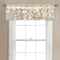 Lush Décor Gigi Valance, 14" x 70", Ivory