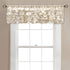 Lush Décor Gigi Valance, 14" x 70", Ivory