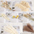 61Pcs Natural Dried Pampas Grass, 17" Tall Fluffy Pompous Grass Dried Flowers Bouquet Decor with Reed Grass/Wheats/Lagurus Ovatus/ for Boho Farmhouse Rustic Vase