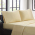 Intelligent Design Microfiber Bed Sheet Set Wrinkle Resistant, Soft Sheets with 12" Pocket, Modern, All Season, Cozy Bedding-Set, Matching Pillow Case, Twin, Yellow Chveron, 3 Piece