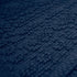 French Connection Nellore Bath Mat | Woven and Beaded Bathroom Rug | 100% Cotton | Premium Bathroom Décor | Machine Washable | Measures 20" x 34" | Navy
