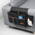Telaero Bedside Caddy,Felt Bed Storage Organizer with 5 Pockets,Magazine Phone TV-Remote iPad Tablet Glasses Holder for Bed Sofa Desk Bunk Home Dorm (Black)