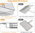 ORDORA Grill Basket, Fish Grill Basket, Rustproof 304 Stainless Steel BBQ Grilling Basket for Meat,Steak, Shrimp, Vegetables, Chops, Heavy Duty Grill Basket Outdoor Grill Accessories