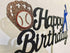 Baseball Birthday Decorations - Baseball Party Supplies Kit Set of Birthday Banner,Pennant Banner,Baseball Balloons and Baseball cake topper for Baseball/Sports Theme party decor