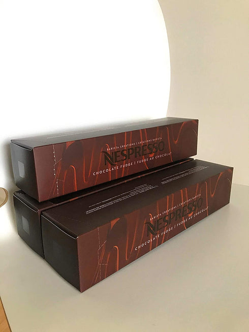 Nespresso Chocolate Fudge Flavor VertuoLine pods Capsules (10 Pods)