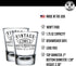 2pk Vintage 2001 Printed 2oz Shot Glasses - 21st Birthday Aged to Perfection - 21 years old gifts
