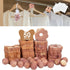 50 Pack Moth Repellent Cedar Blocks, Cedar Balls Cedar Rings Cedar Block for Closet Clothes, Moth Cedar for Clothes Storage Protect Clothing