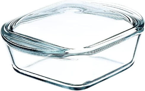 Simax Casserole Dish For Oven: Mini Glass Baking Dish With Lid Small, Personal Sized Bakeware and Cookware - Great for Storage Microwave, Oven, And Dishwasher Safe Borosilicate Glass Dish 10 Oz.