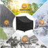 ZEJUN Patio Chair Covers, 33" Wx34 Dx31 H Waterproof Outdoor Furniture Cover, 600D Durable Lounge Deep Seat Covers for Patio Garden Lawn Sofa Wicker Chair, UV & Rip & Fade Resistant Covers, Black