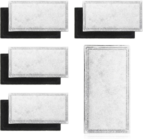 APPLIANCEMATES Pet Fountain Charcoal Replacement Filters Suitable for Harmony Automatic Plastic Water Fountains 9-Pack