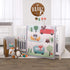 NoJo Be Brave Little One Tan & White Round Wood Nursery Wall Decor, Tan, White
