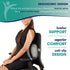 RELAX SUPPORT Office Chair Back Support Pillow RS11-X Lumbar Cushion for Upper and Lower Back Pain Uses Special Patented Technology Has Unique Lateral Convex Orthopedic Shape for a Pain Free Back