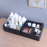 Woven Storage Baskets for Organizing, Posprica Small Baskets Cube Bin Container Tote Organizer Divider for Drawer, Closet, Shelf, Dresser, Set of 4(Dark Grey)