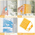 Window Venetian 7 Finger Dusting Cleaner Tool Hand-Held Window Shutters Mini Duster Brush Blind Dust Cleaner Venetian Shades Brush Window Air Conditioner Duster Dirt Cleaner (5 Colors,5 Pieces)