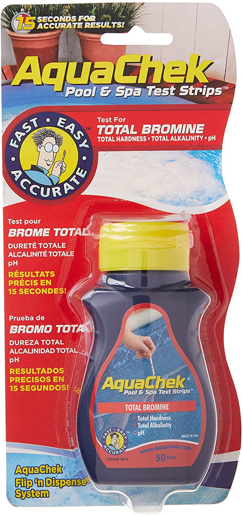 Blue Wave NP210 Bromine Swimming Pool Test Strips, 1-Pack