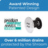 TubShroom Tub Drain Hair Catcher, Black Chrome Drain Protector and Hair Catcher for Bathroom Drains, Fits 1.5? 1.75? Bathtub and Shower Drains