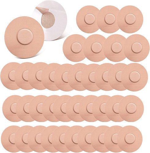 SDUSEIO 50 Packs Freestyle Libre Sensor Covers Waterproof Adhesive Patche for Swimming Sport