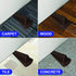 Master Manufacturing Brown Giant Foot Door Stop, Heavy Duty Rubber Wedge Design, Made in the USA, Holds Doors Up to 2" Clearance Securely (00964)