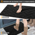 Indoor Doormat,Front Back Door Mat Rubber Backing Non Slip Door Mats 20?x31.5?Absorbent Resist Dirt Entrance Doormat Inside Floor Mats Area Rug for Entryway Machine Washable Low-Profile (Black)