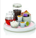Copco Non-Skid Pantry Cabinet Lazy Susan Turntable, 12-Inch, White and Pink