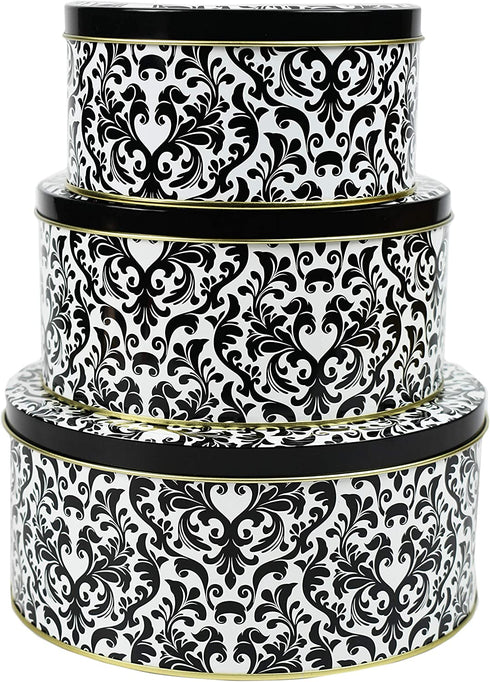 Set of 3 Nesting Tins! Perfect for Storing Cookies, Craft Supplies, Children's Toys, etc.